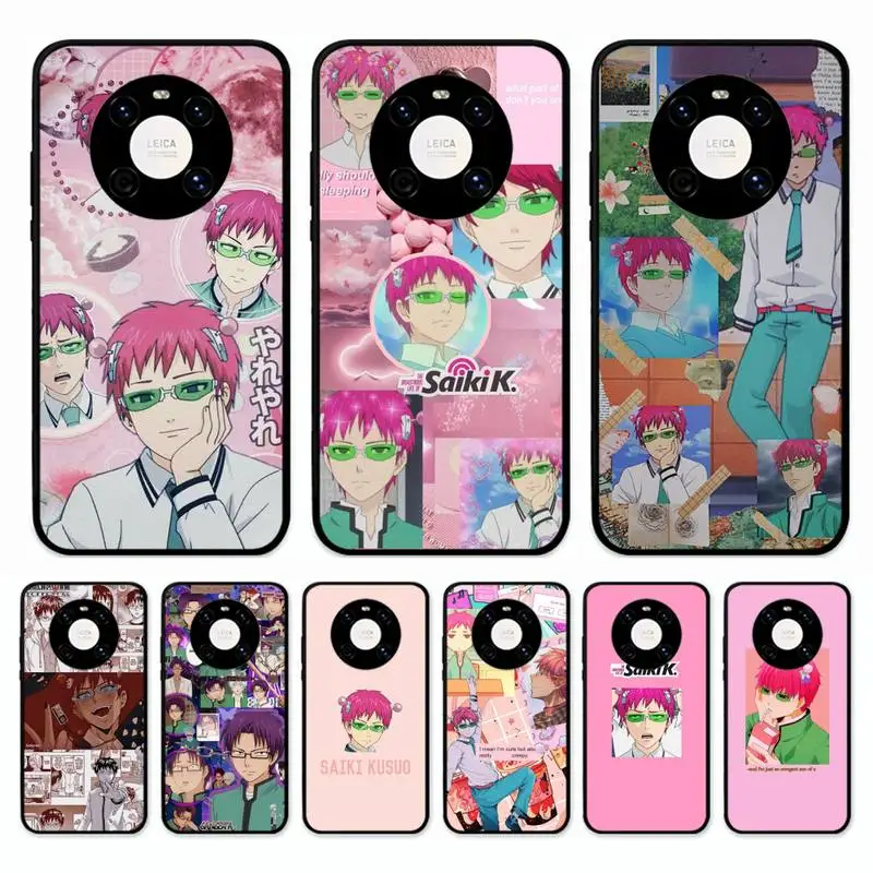 

The Disastrous Life of Saiki K Saiki Kusuo Phone Case For Huawei Mate 10 20 30 40 50 lite pro Nova 3 3i 5 6 SE 7 pro 7SE