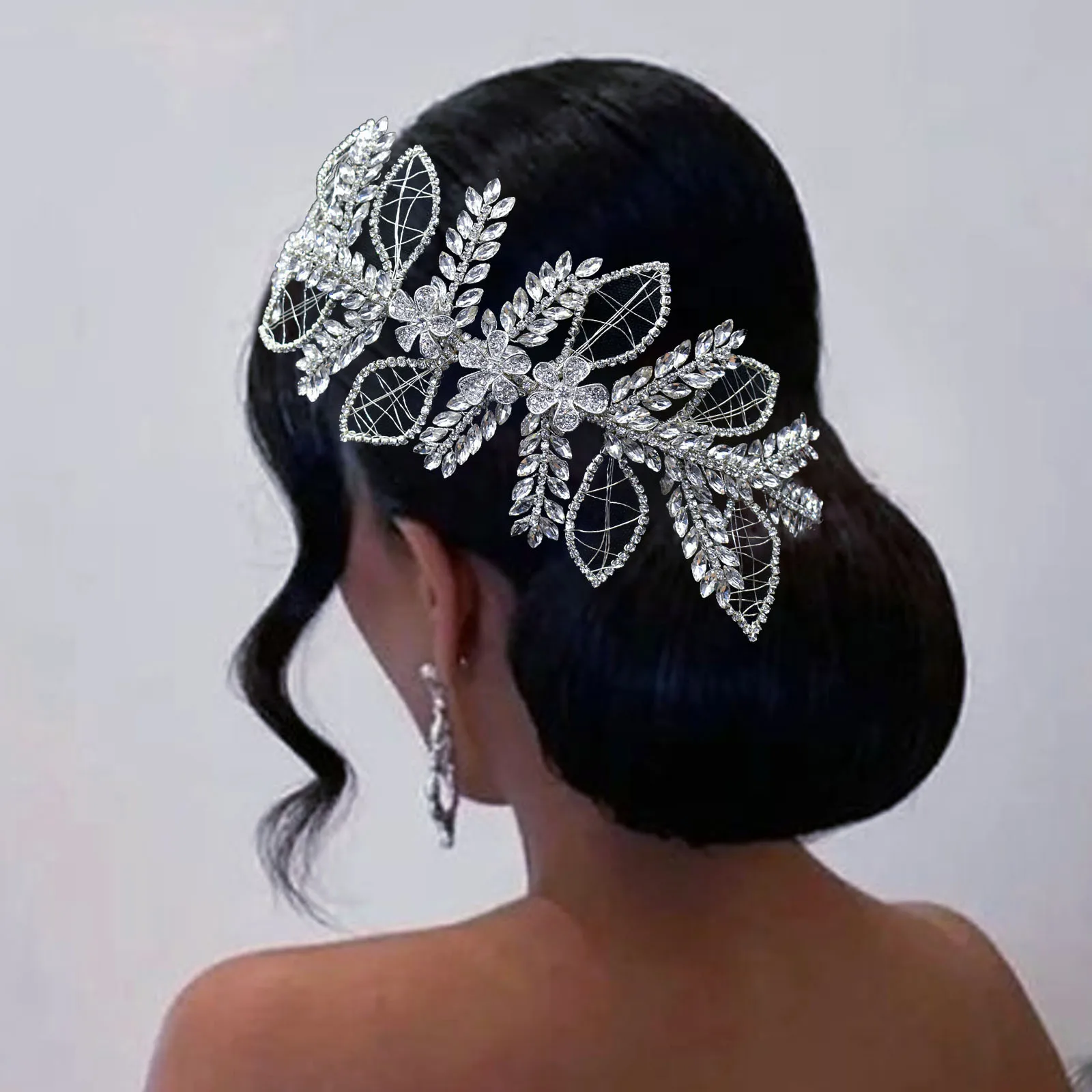 

DZ026 Luxury Bridal Headpie Rhinestone Wedding Hair Jewelry Crowns for Princess Exquisite Ladies Headwear Boho Women Tiara