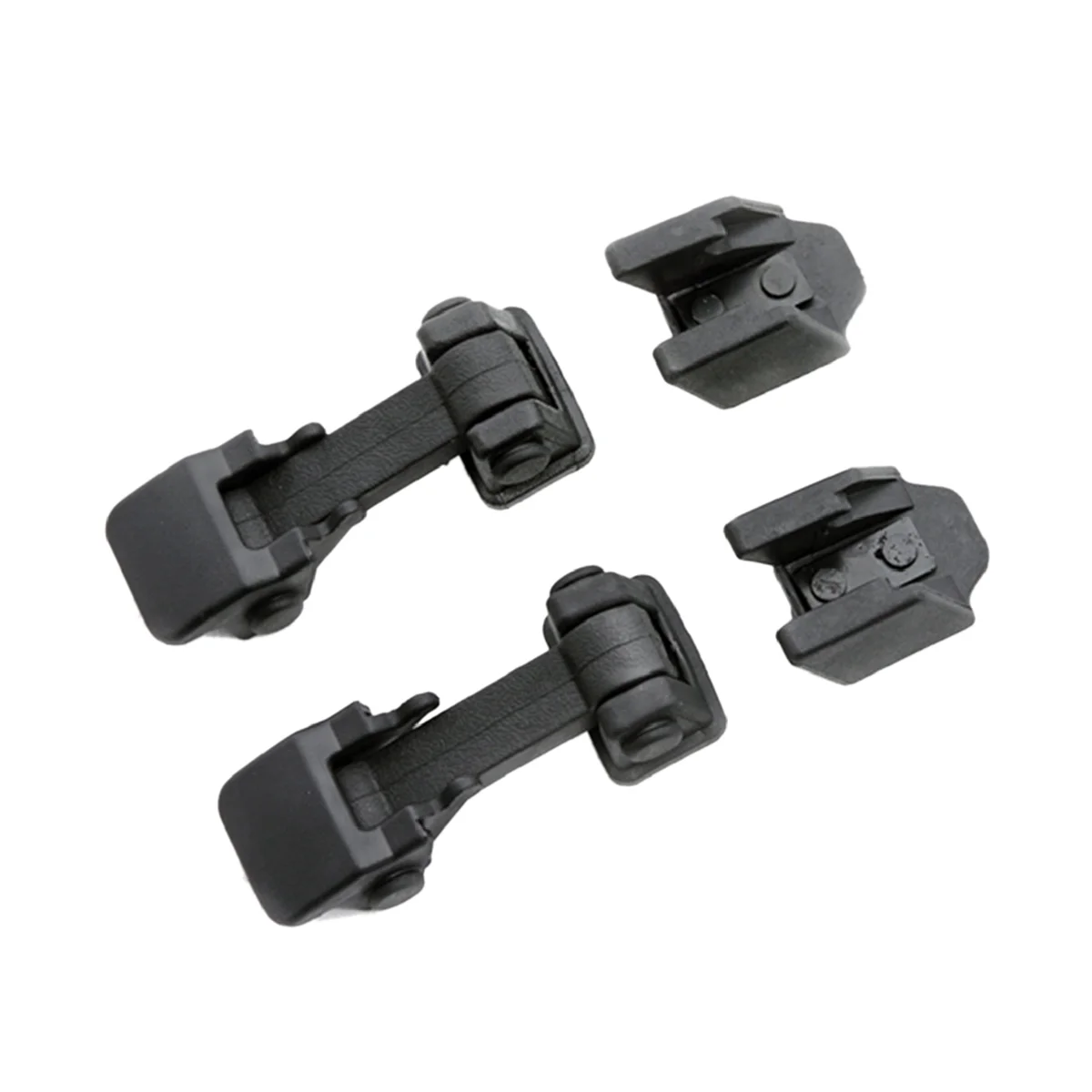 

1 Set Car Bracket Latches Black Hood Lock Buckle for TJ and JK Wrangler