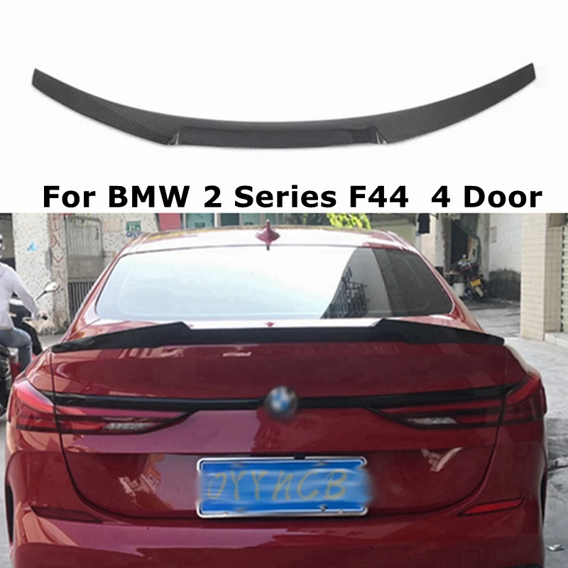 

For BMW 2 Series F44 4Door M4 Style Carbon Fiber Rear Spoiler Trunk Wing Car Styling 2020-2023 FRP Glossy Black Forged Carbon