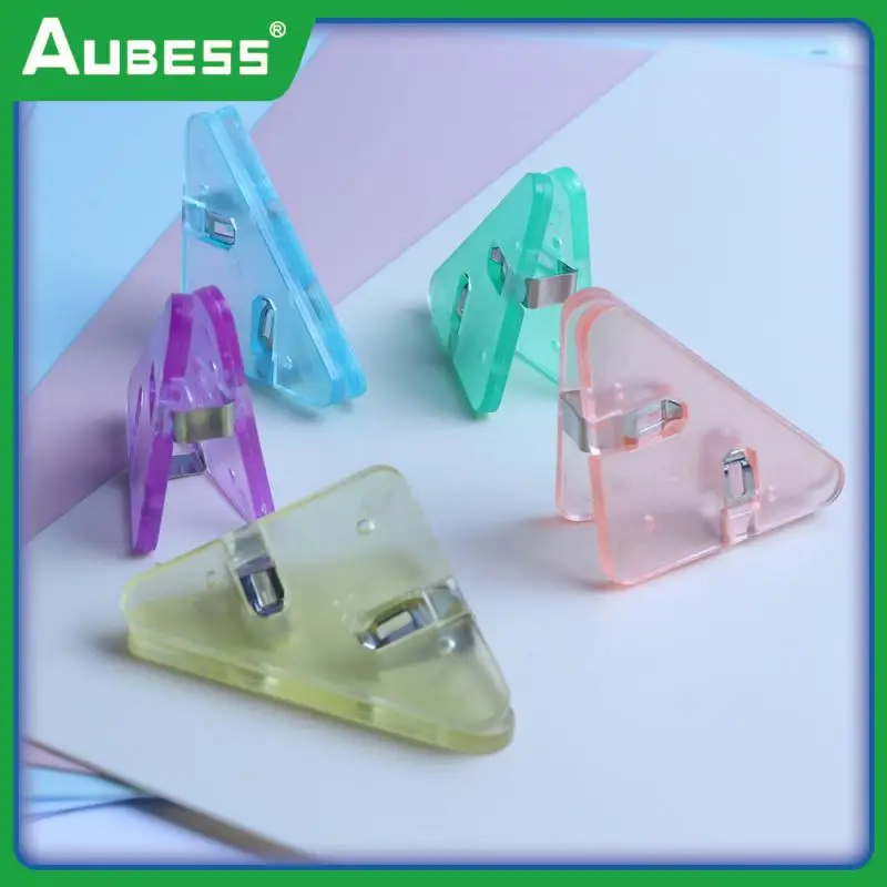 

Creative Stationery Folder Practical Durable Edge Corner Clamp Large Opening Thickening Office Supplies Multicolour Binder Clip