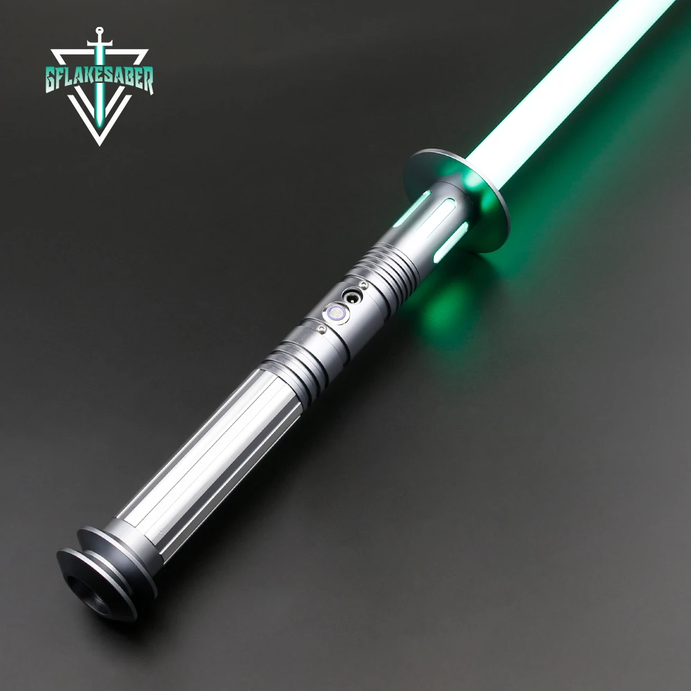 

TXQSABER RGB Heavy Dueling Lightsaber Neo Pixel Motion Control Smooth Swing Light Saber with Metal Handle Force Blaster Swords