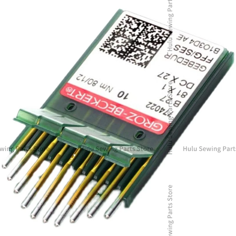 10 шт. 1 пакетик Dcx27 Dc*27 Dc27 иглы Groz немецкие импортные Groz-Beckert золотые Gbedur оверлок