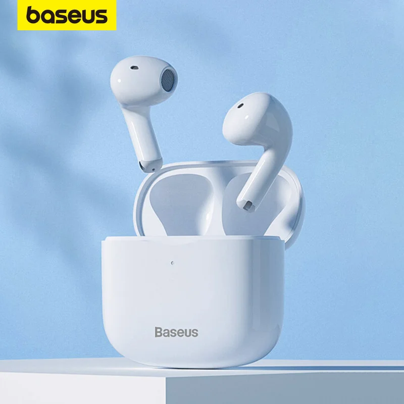 

Новые Baseus E3 Беспроводные наушники Bluetooth 5.3 Игровые спортивные водонепроницаемые Наушники беспроводные с низким уровнем задержки шумоподавления Музыкальные Гарнитура