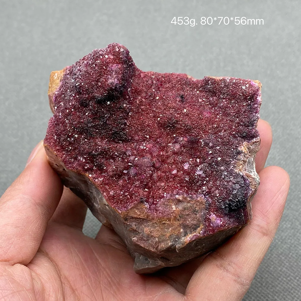 

100% natural red cobalt calcite Healing crystal raw stone stone home decoration pieces