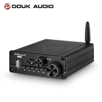 douk audio ns 21g mini bluetooth 5 0 class d 2 1 power amplifier hifi stereo audio subwoofer amp usb aux u disk player