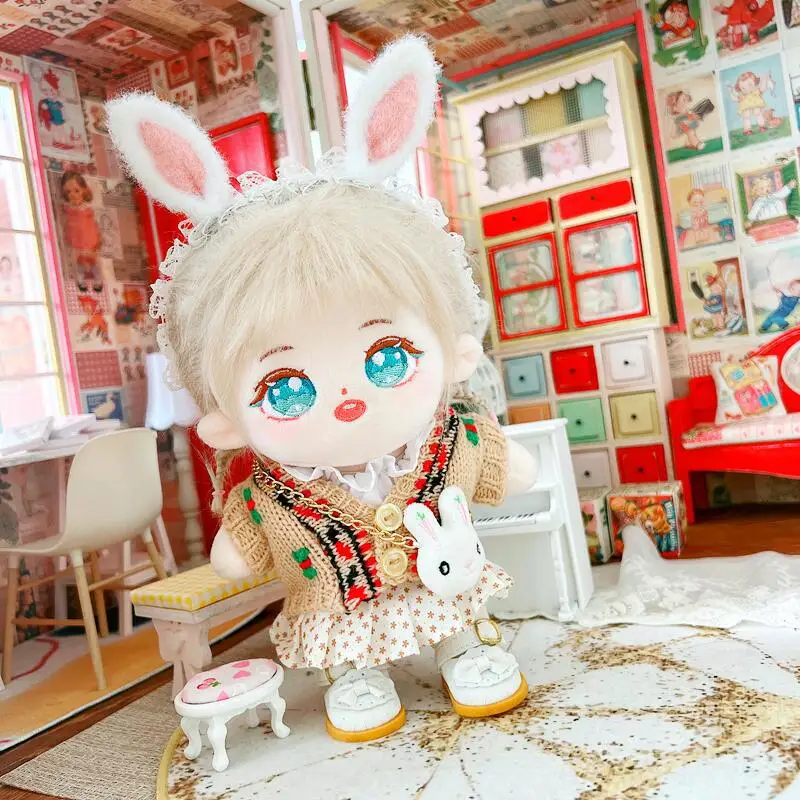 

6 шт., 1 комплект, 20 см, кукла Kpop, одежда, наряд, Skzoo, плюшевые куклы, строительные куклы, куклы, фанаты, подарки, игрушки для творчества