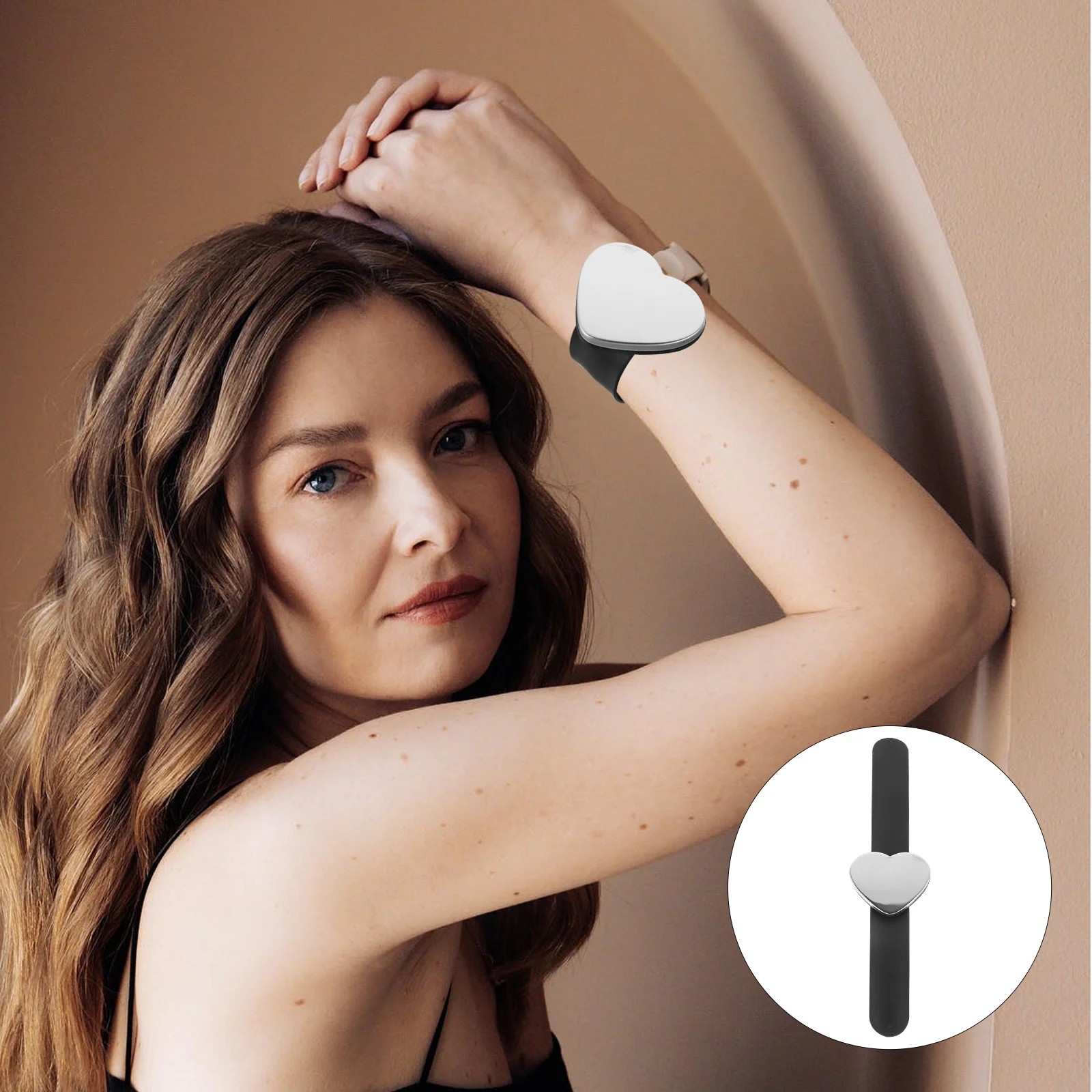 

Silicone Wrist Strap Bracelet Hair Crips Wristband Wrist Watch Pin Cushion Magnetic Wrist Sewing Pincushion Hair Crips Wristband