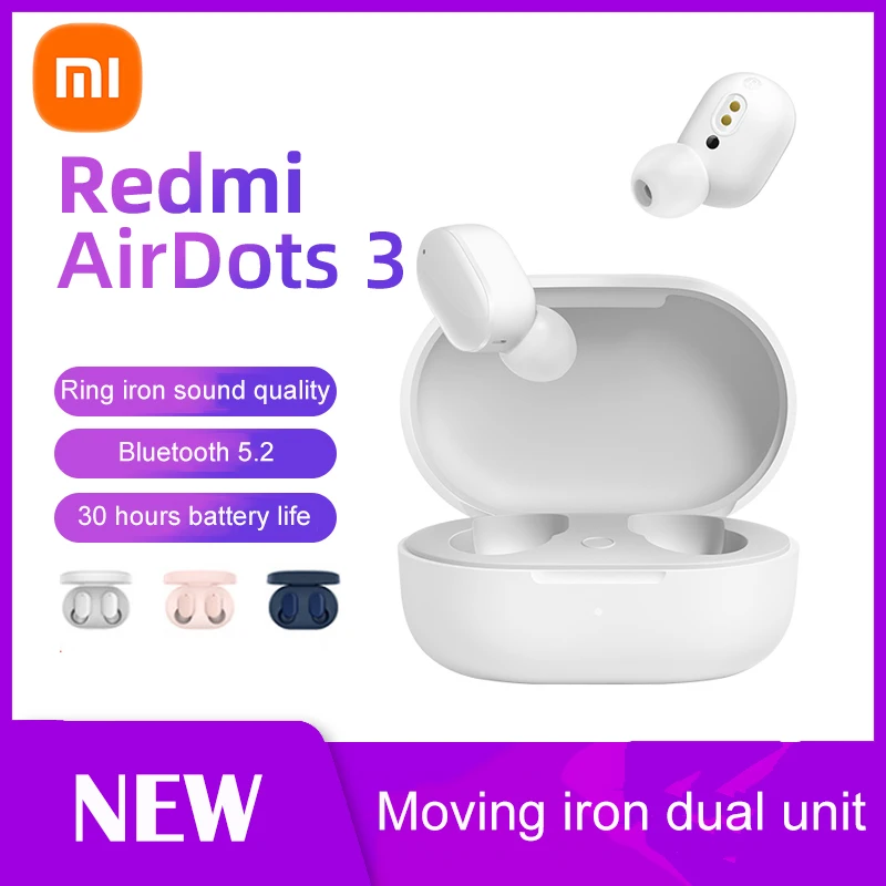 

Original Xiaomi Redmi AirDots 3 Wireless Earphones In-ear Fone Bluetooth Headphones High Sound Quality TWS SBC Earbuds Headset