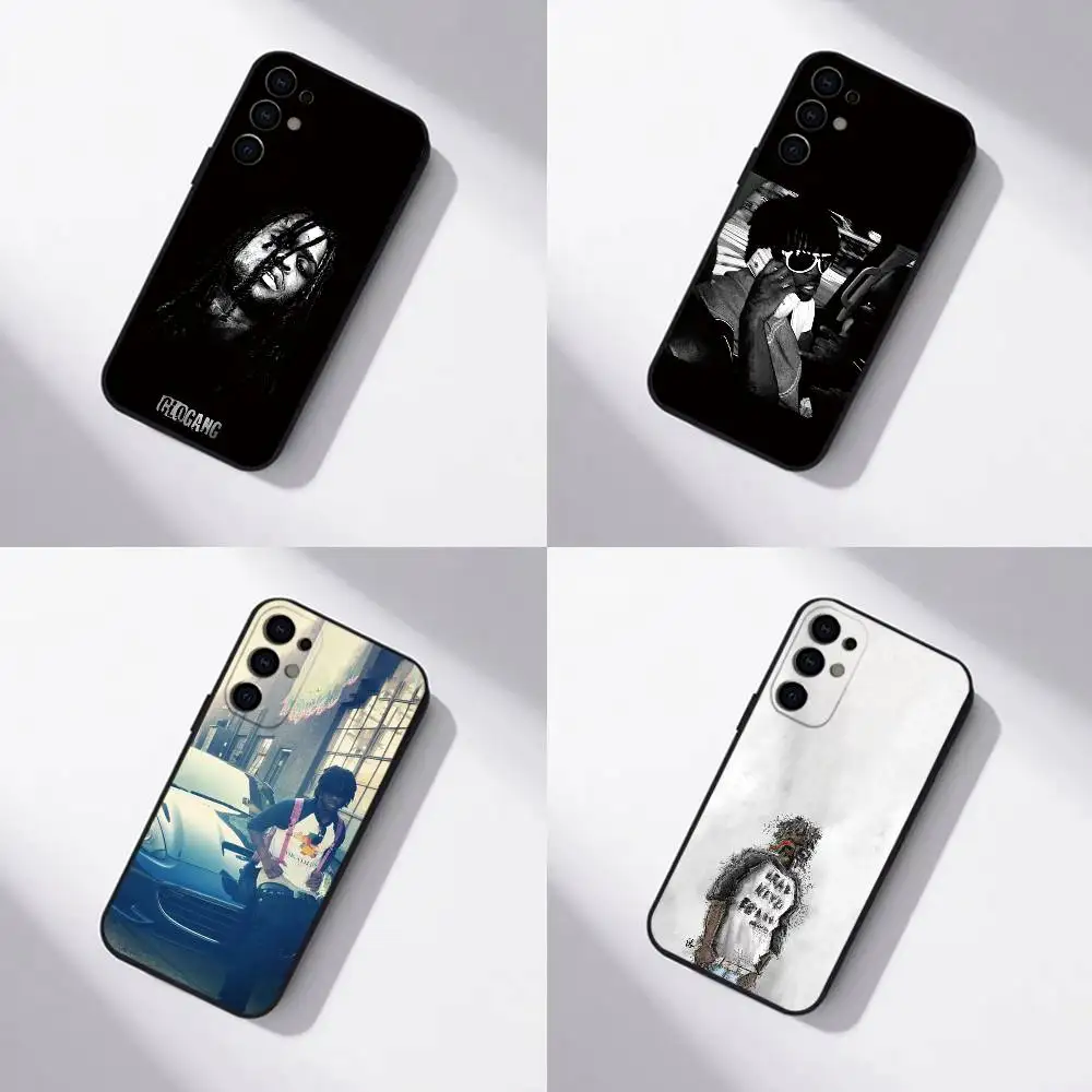 Фото Чехол для телефона Rapper C-Chief Keef, черный, силиконовый, мягкий, для Samsung S25, S24, S21, S22, S23, S30, Ultra, S20, Plus, Fe, Lite №1