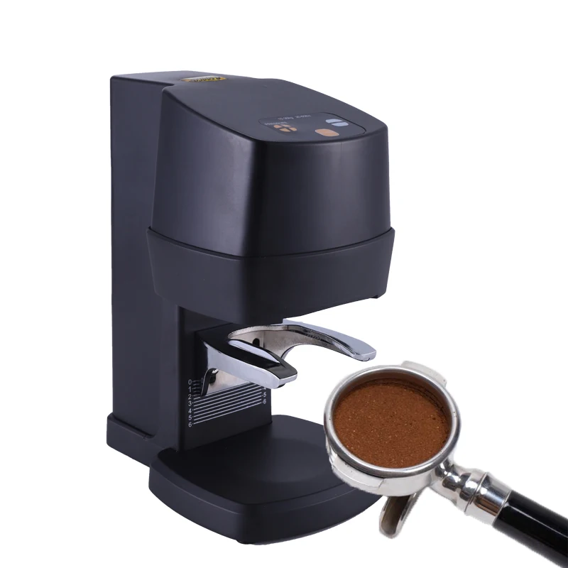 

New distributor and dual head tamper 58 mdf glass coffee press tamper electronic