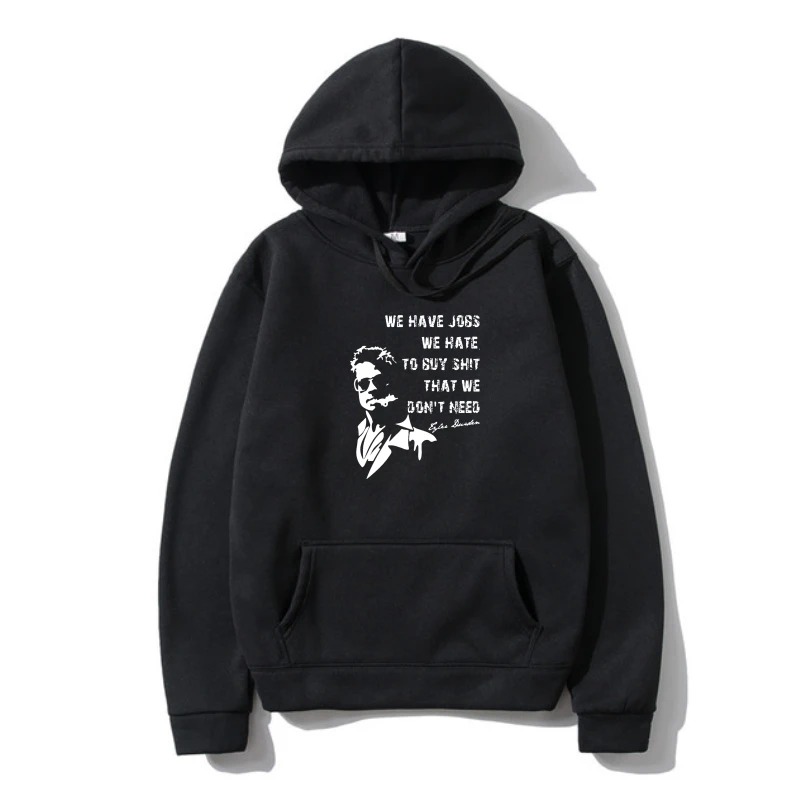 

Figh Club Tyler Durden inspired projec charcoal cotton Outerwear FN9812 Hoodies