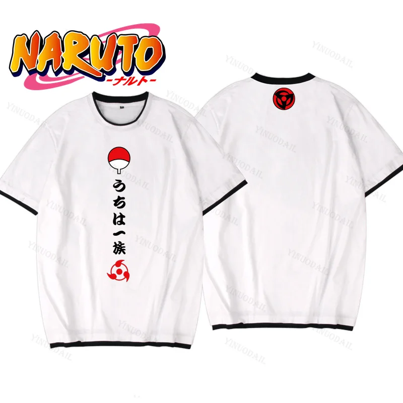 

Cotton T-shirt Tees Pain Akatsuki Naruto Uzumaki Itachi Sharingan Cosplay Uchiha Sasuke Tops Men Personality Outerwear Clothing