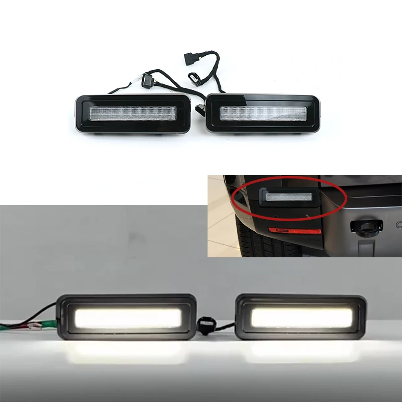 

Car LED Rear Reverse Light Flash Warming Fog Signal Lamp For Land Rover Defender 2020 2021 2022 2023 L630 Auto Accessories