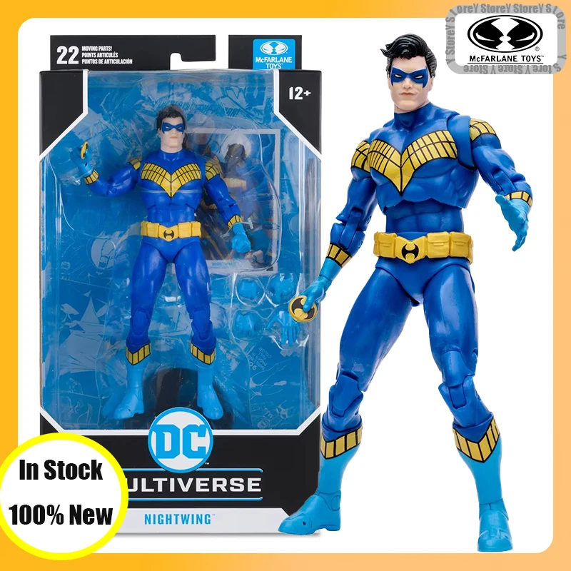Оригинальные игрушки Mcfarlane Nightwing (Batman: Knightfall) аниме фигурка статуя DC Multiverse модель