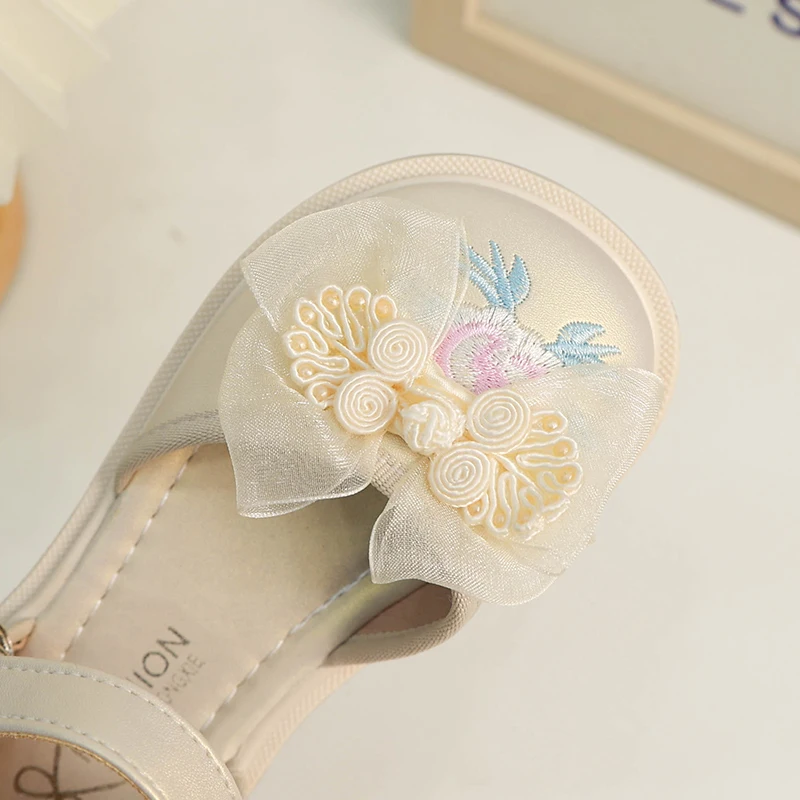 Детская обувь для девочек Классические сандалии в китайском стиле босоножки