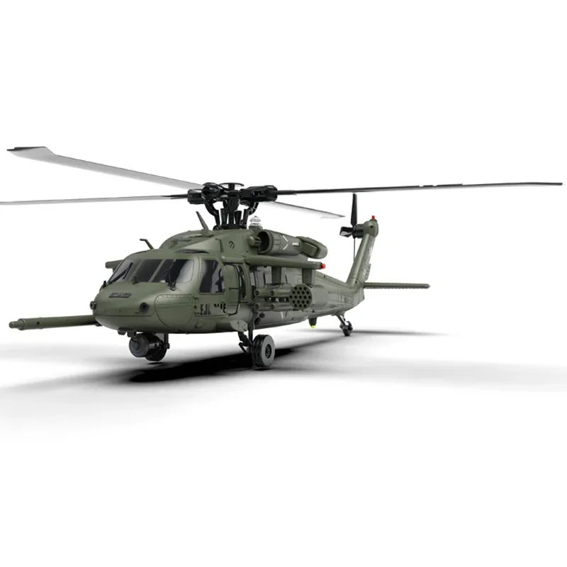 Радиоуправляемый вертолет Black Hawk Yxznrc F09 Uh60 6 каналов 6-осевой гироскоп 3d6g двойной