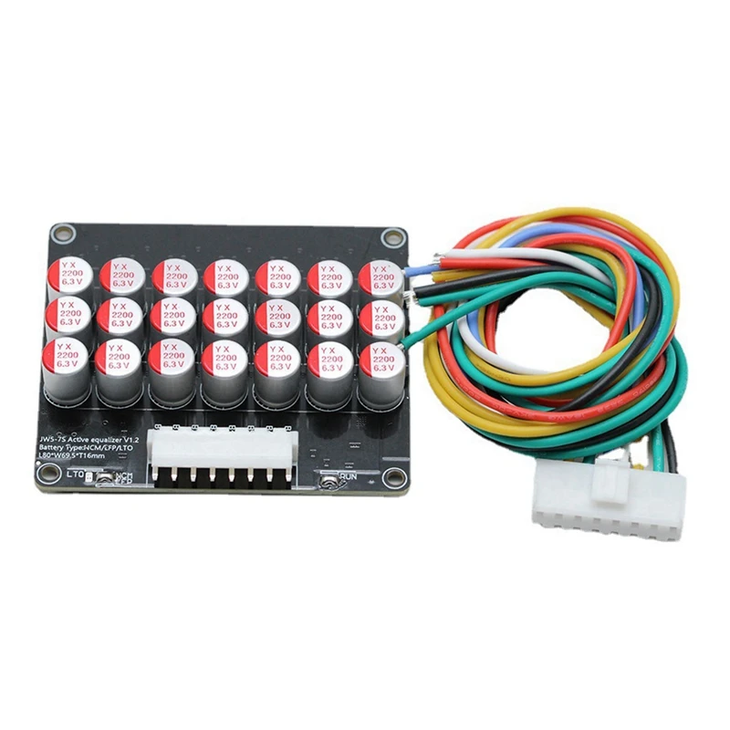 

2X 7S активный эквалайзер, стабилизатор Lifepo4 Lipo аккумулятор лто, конденсатор выравнивания энергии, плата BMS