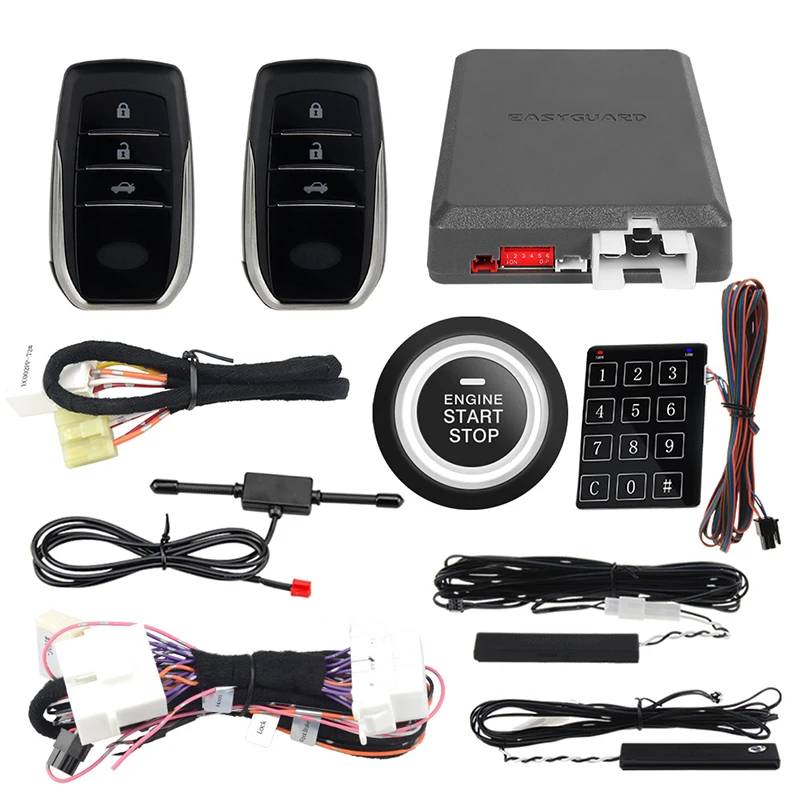

EASYGUARD CANBUS Plug And Play Passive Keyless Entry Fit For Toyota Camry 8th Gen Push Button Start Remote Engine Start DC12V