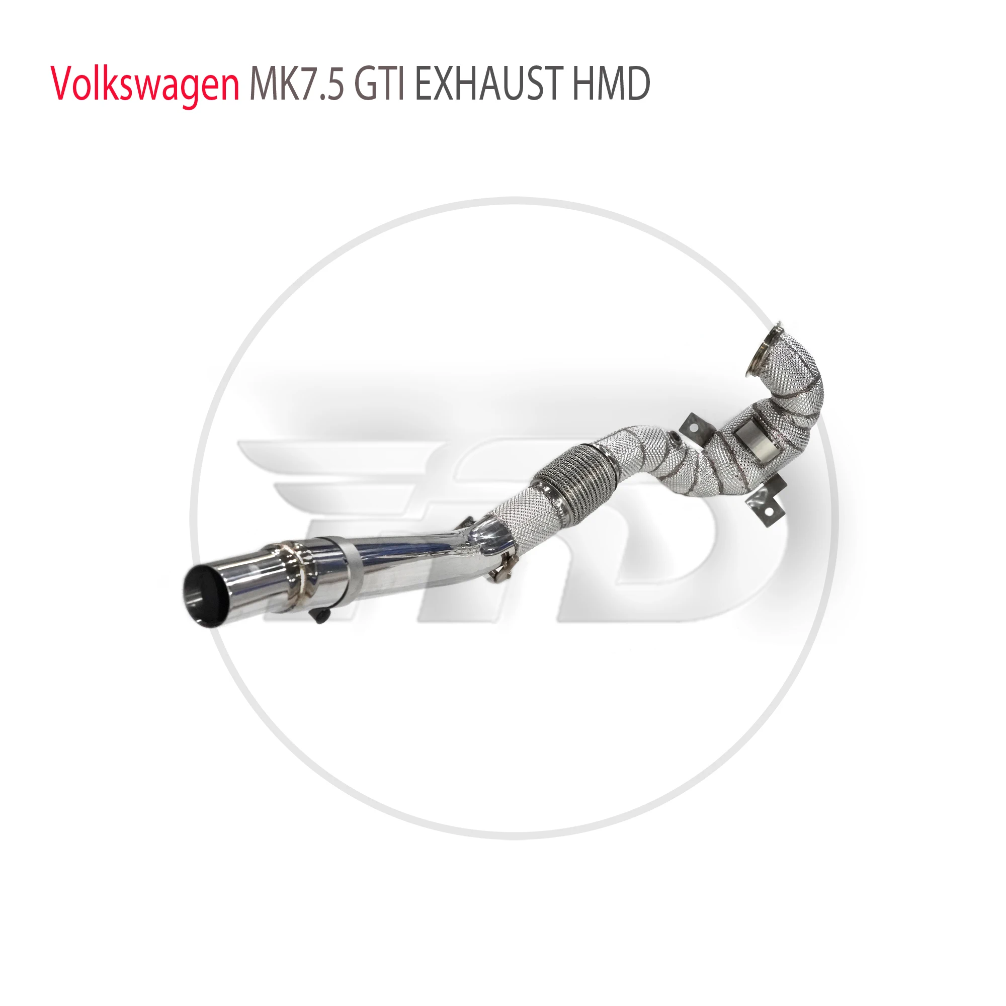 

HMD Exhaust System High Flow Performance Downpipe for Volkswagen Golf MK7.5 GTI Catalytic Converter Headers