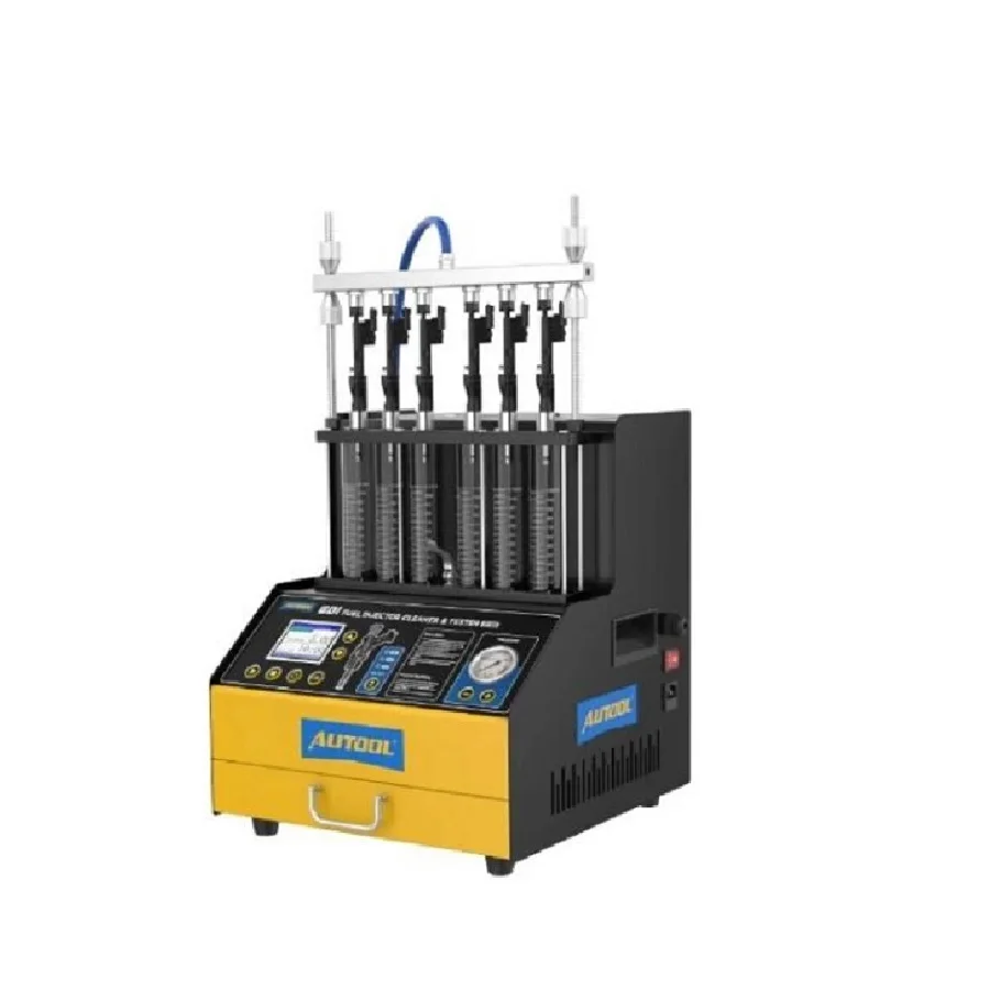 New AUTOOL CT500 FEI GDI 6-Cylinder Fuel Injector Cleaning Tester Electronic Agent Test