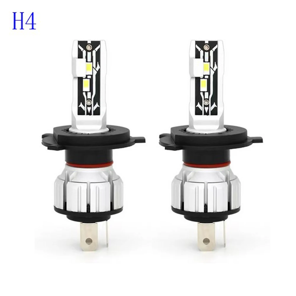 

2pcs Car LED Headlights Fog Lights Far And Near Lights White E2-H7-H4 Plug And Play Super Concentrating LED Bulbs