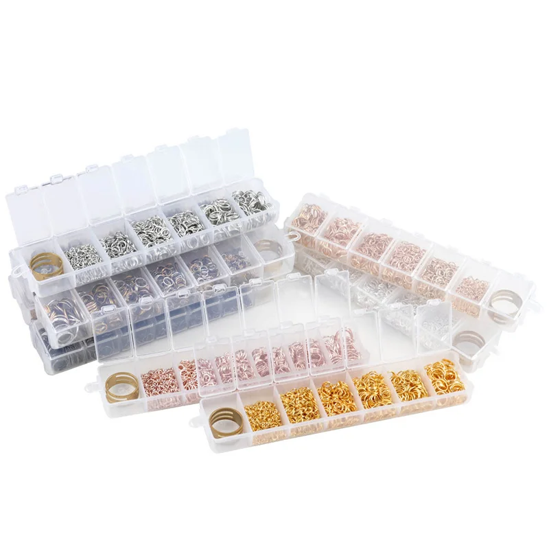 4/5/6/7/8/10mm Closed Jump Rings Set Gold Color Single Loop Split Rings Connectors For Diy Jewelry Making Accessories Wholesale