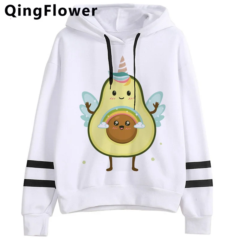 

Avocados hoodies female printed Oversized streetwear Ulzzang female pullover plus size
