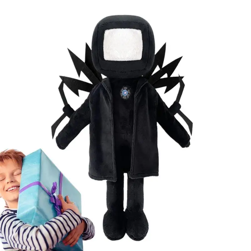 

Stuffed Animals Children Christmas Birthday Gifts Black Cartoon 30cm Toilet Plush Funny Plush Toy Soft Cute Toilet Plush Gifts