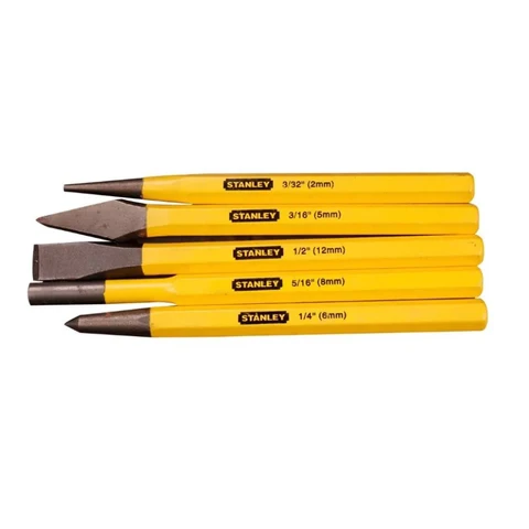 STANLEY 95-248 5 шт. многофункциональный набор долот для холодной резьбы цилиндрический/конический/плоский/треугольный набор долот ручные инструменты