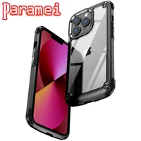 thick shockproof silicone phone case for iphone 11 12 13 promax xs max x lens protection case on iphone 8 7 plus case back cover