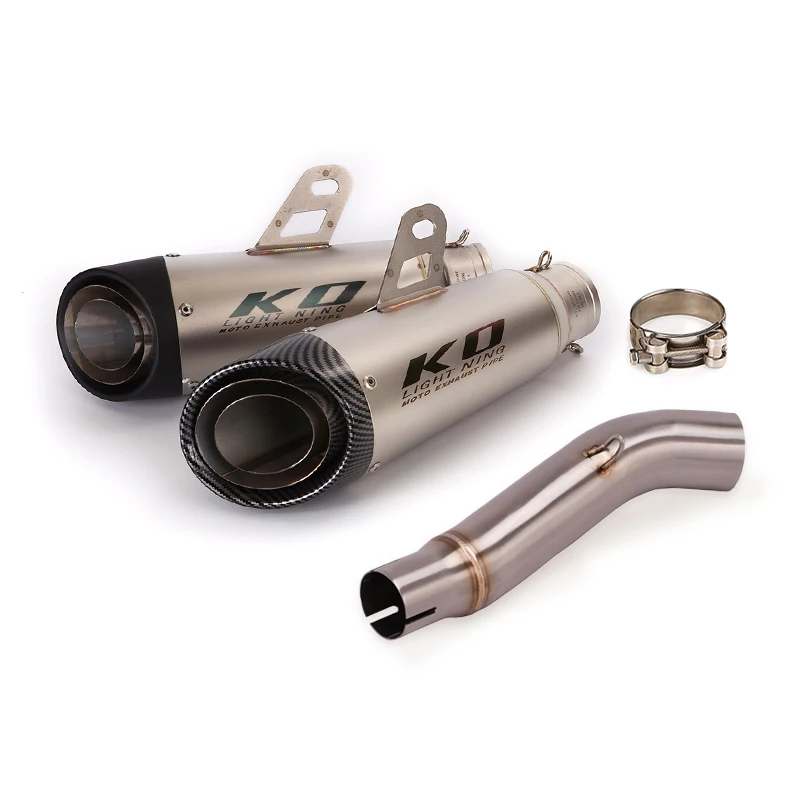 

51mm For Honda CB250R CB300R 2018-2021 Stainless steel Muffler Pipe Silencer Motorcycle Slip-on Exhaust Set Silencer Accessories