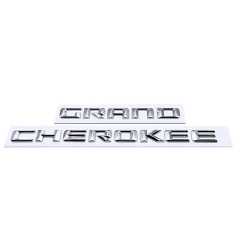 ABS 3D буквы для автомобильного брызговика боковая эмблема значок Логотип наклейки Jeep Grand Cherokee WK2 WK WJ SRT 2013 2014 2015 2016 аксессуары