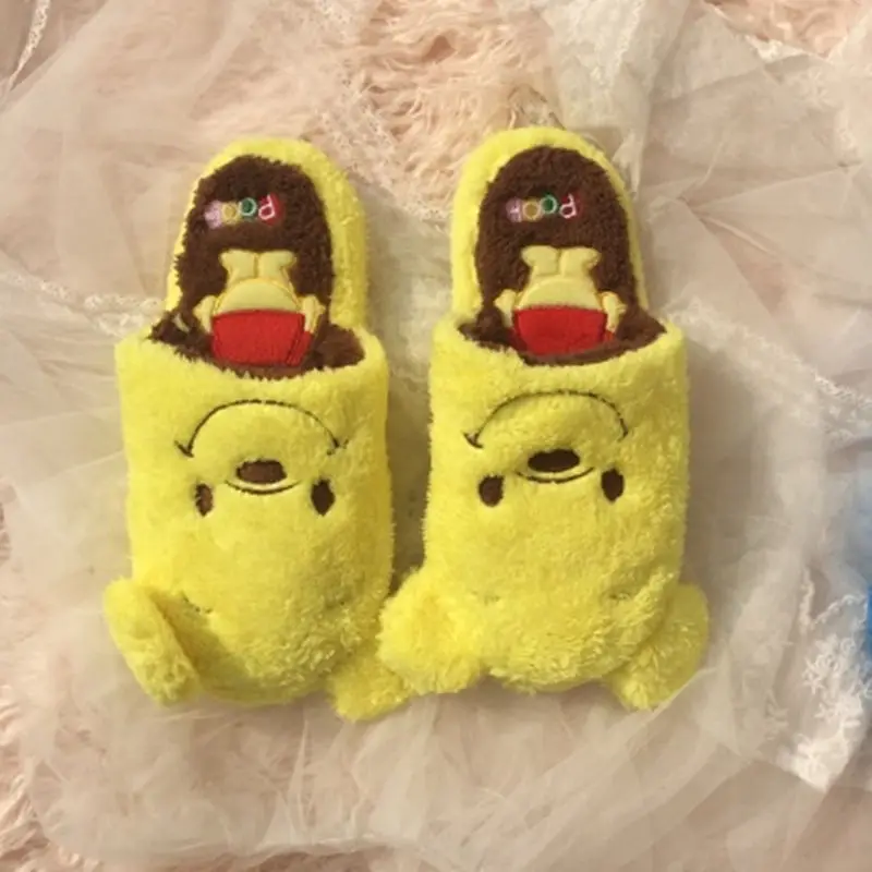 Модные домашние Нескользящие тапочки Disney Стич Дональд Дак для зимы