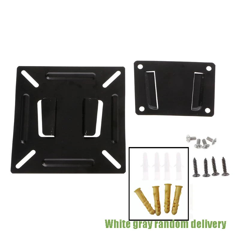 

12-24 Inch TV Monitor Flat Screen VESA 75/100 LCD LED TV Wall Mount Bracket Flat Panel TV Holder Stand Bracket TV rack