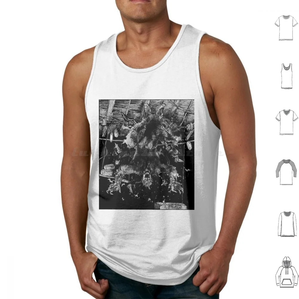 Фото Хлопковые майки с принтом Curse Tank Tops, манга «Дорохедоро», жуткий хоррор №1