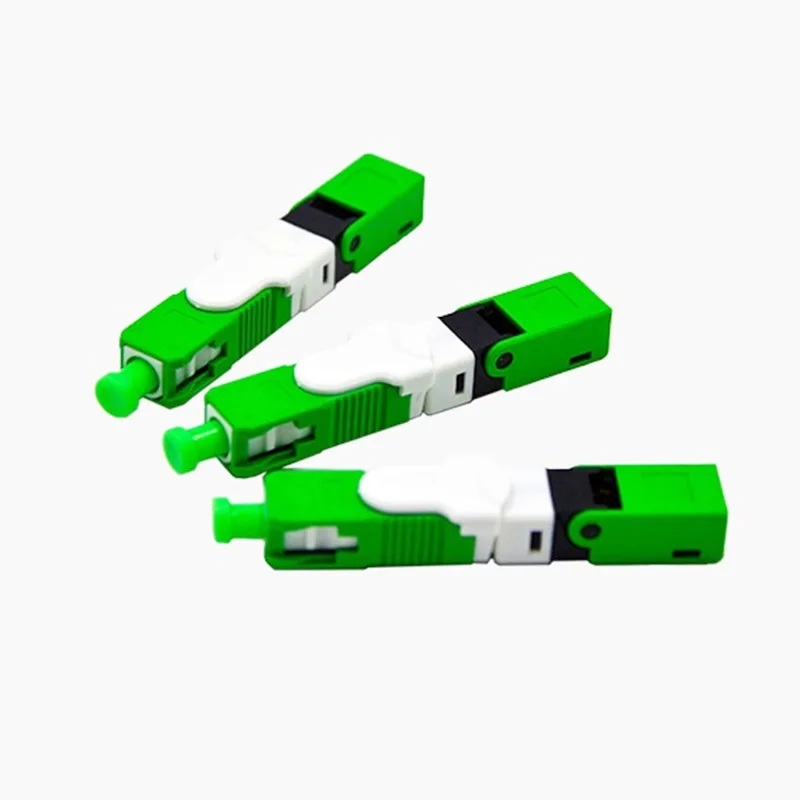 

APC/UPC Single-Mode Fiber Optic Quick Connector 50/100/pcs FTTH Tool Cold Connection Optic Fast Connector Free Shipping