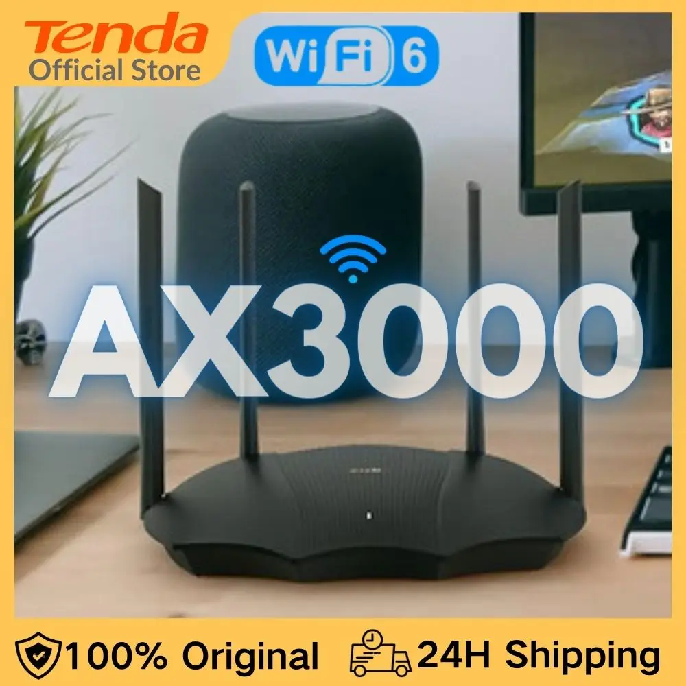 Tenda Wi-Fi 6 роутер AX3000 2,4 и 5 ГГц двухдиапазонный RX9 Pro Wifi6 роутер полный гигабитный Ethernet pk xiaomi AX3000 Wi-Fi 6 роутер