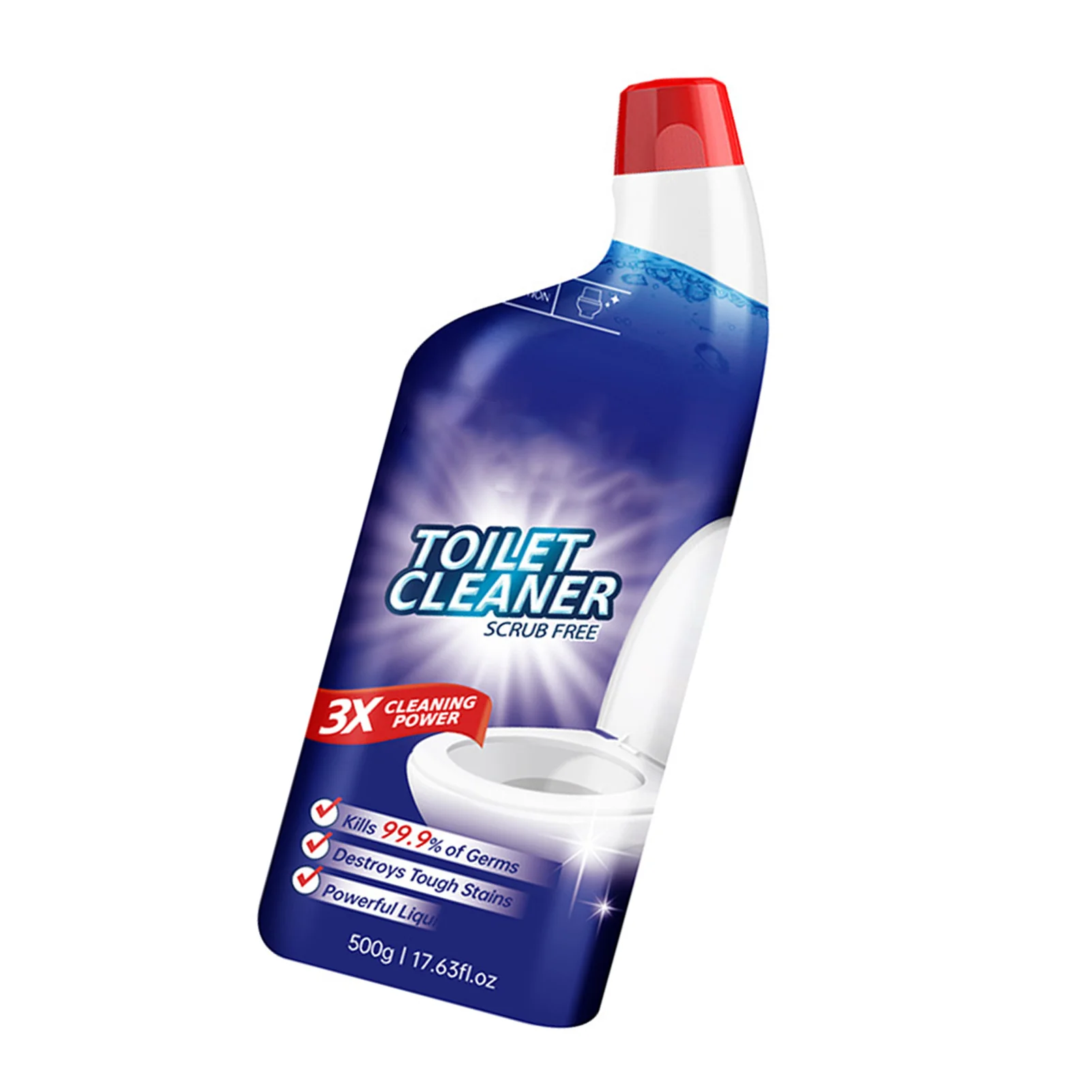 

500ml Toilet Bowl Cleaner Strongly Clean Antibacterial Toilet Cleaner Suitable for Dirty Surface