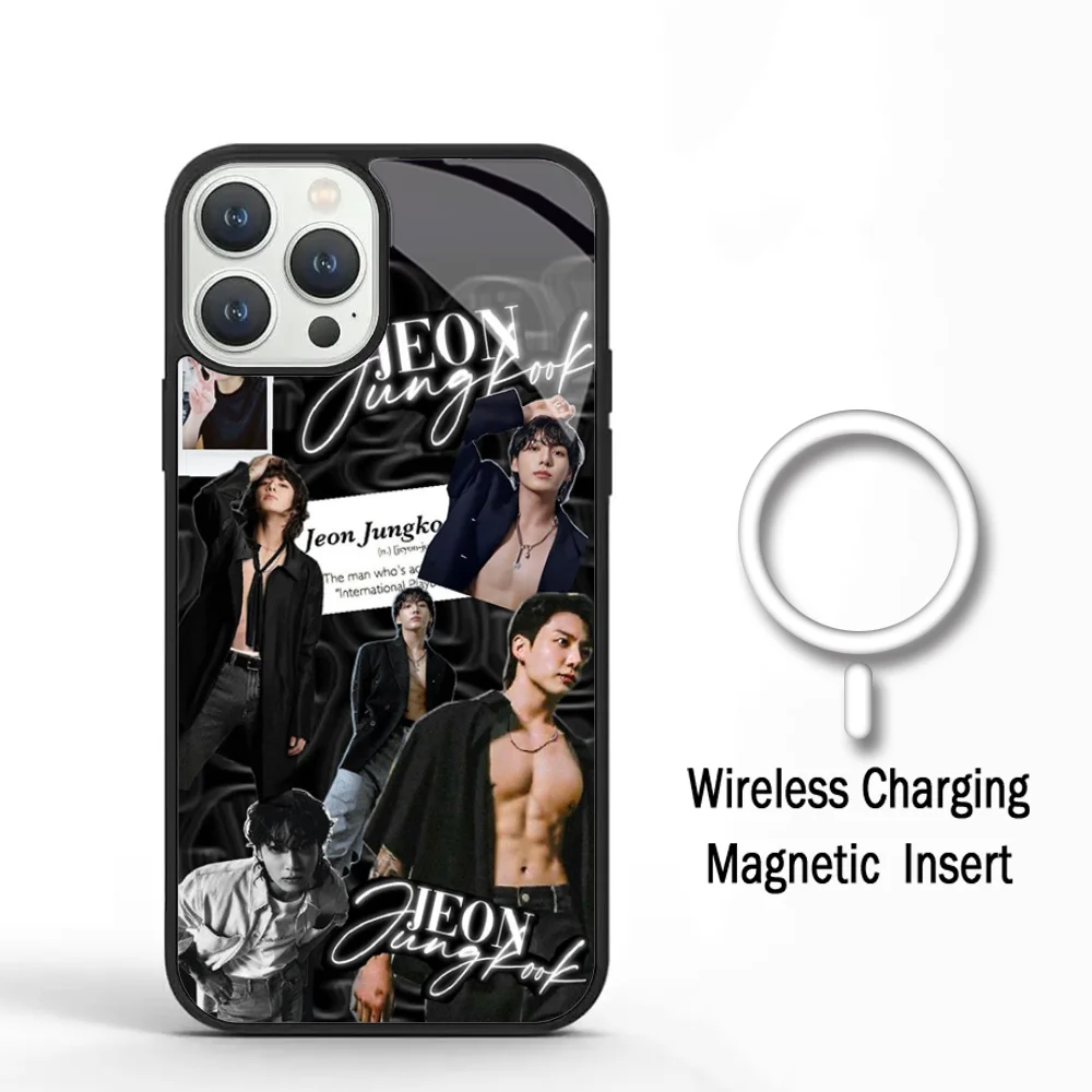 Чехол J-Jungkook J-Jeon для телефона IPhone 11 12 13 14 15 Plus Pro Max зеркальный акриловый чехол