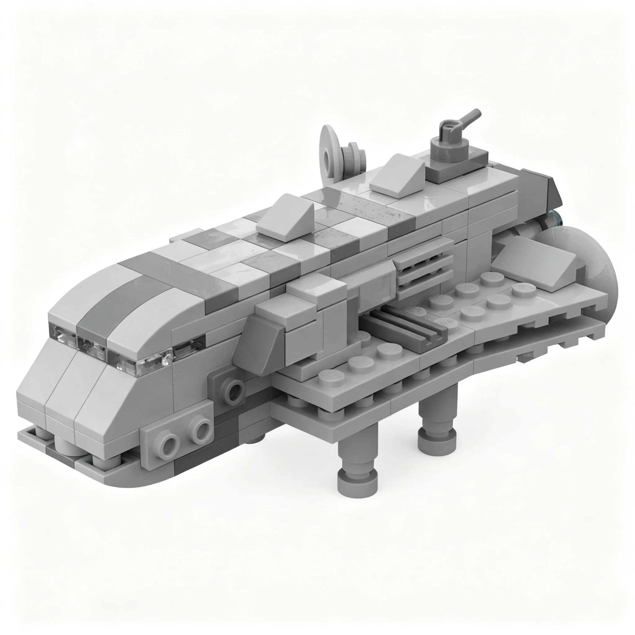 214 деталей MOC Микро-круизер класса Гозанти 1:450~ Модель звездной битвы, строительные блоки, игрушки, конструктор, рождественские подарки, поделки своими руками (art.: 3920dcd29097c) - 3920dcd29097c