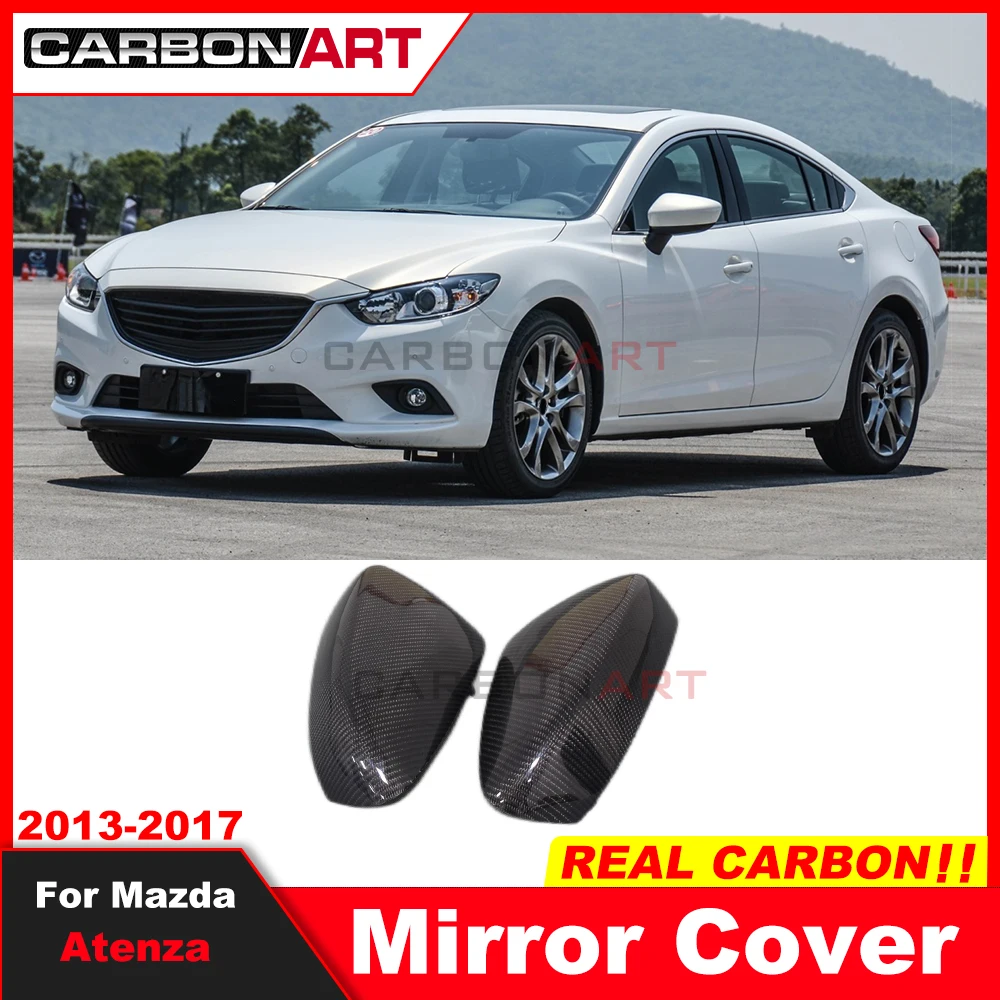 

100% real Carbon fiber mirror cover for mazda Atenza 2013-2017 carbon View Mirror Cover Caps for mazda Atez 2013 2014 2015 2016