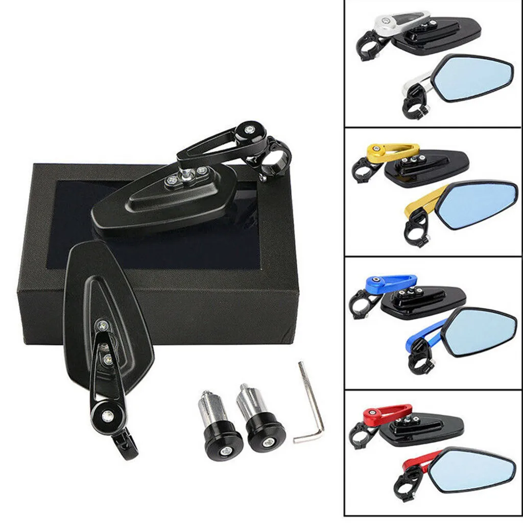 

22mm CNC Motorcycle Mirror Universal Scooter Accessories Handlebar Motocross Moto Cafe Racer Equipments Modified Parts Dirt Bike