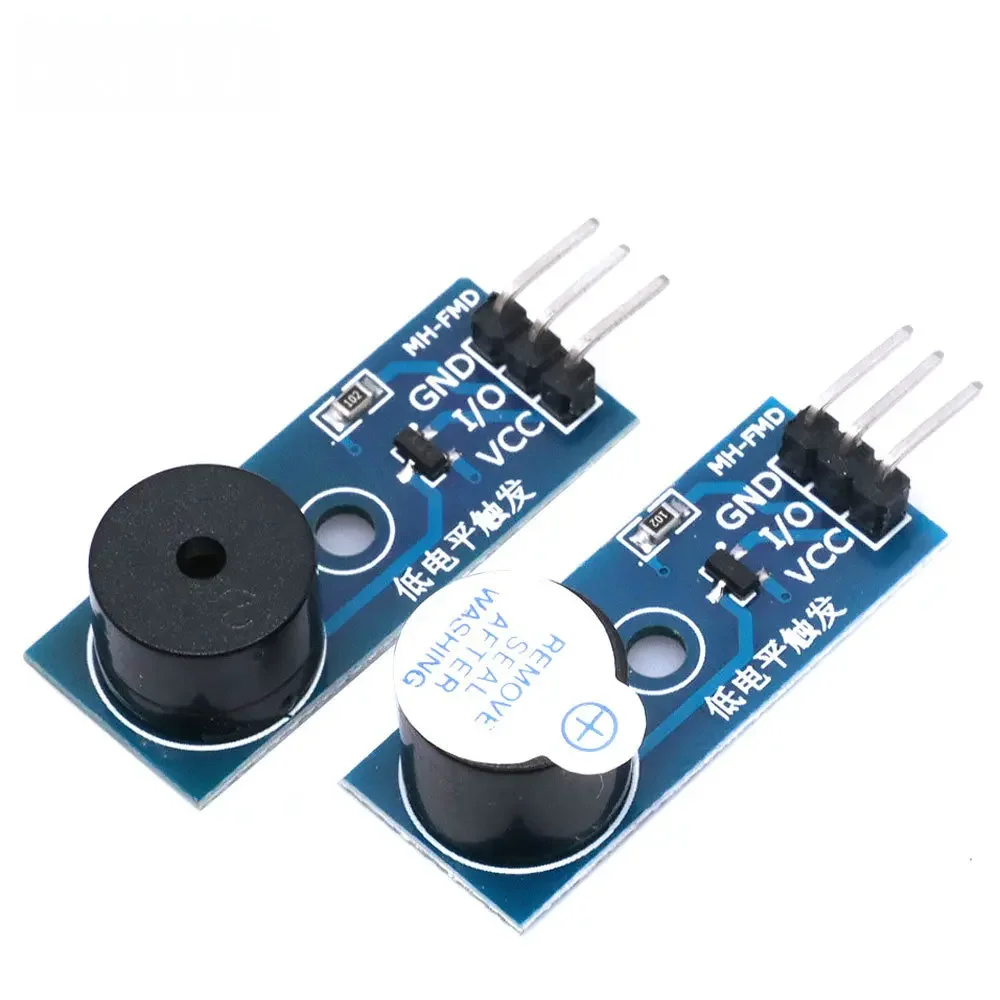 Фото Плата управления с низким уровнем активации DC3.3-5V, модуль зуммера для Arduino Smart Car DIY Kit - активный/пассивный с датчиком звука №2