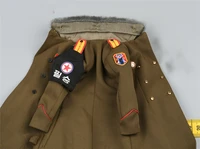 16 flagset fs 73040 the korean garrison female officer war fur collar coat armband model for 12inch action figures collectable