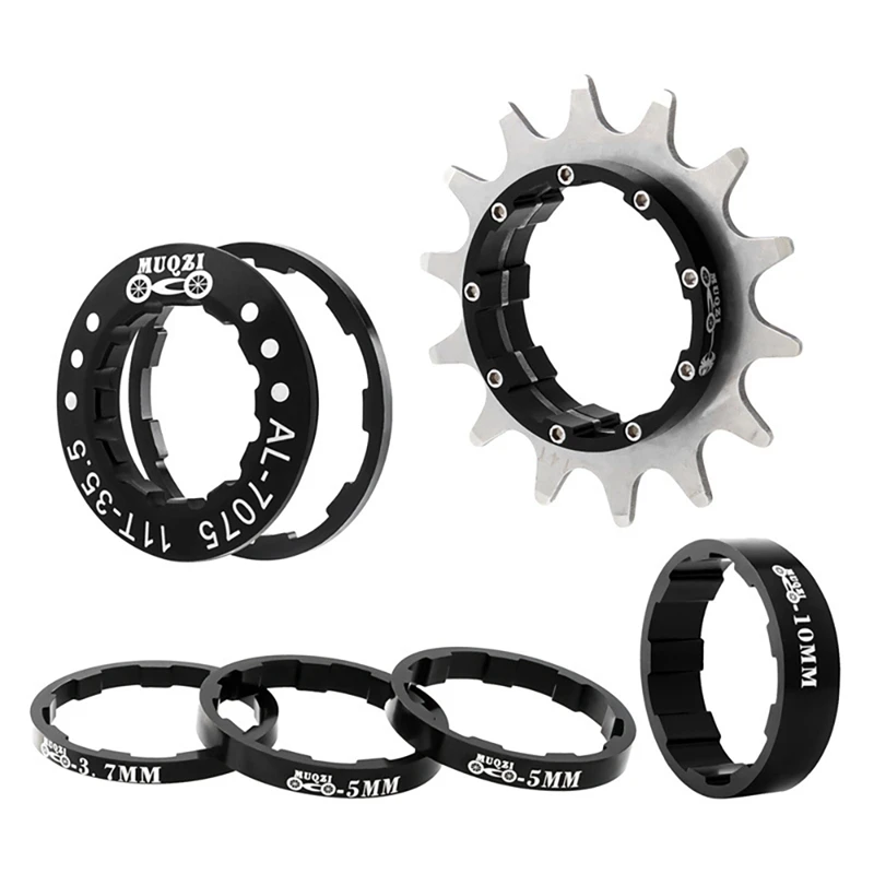 

MUQZI Single Speed Conversion Kit Single Speed Cassette Conversion Spacers For Mountain Bike Road Bike