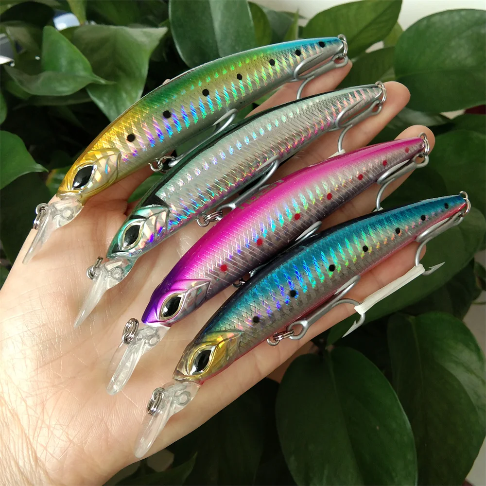 

Noeby 4 шт. 11 см 19 г приманка в виде гольяна рыболовная приманка тонущий воблер в виде гольяна для морской воды искусственные снасти