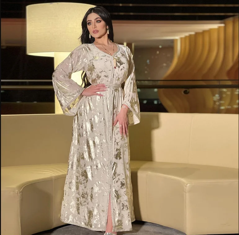 White Chiffon Abaya Dubai Robe Longue Djellaba Femme Musulmane Turkey Islam Arabic Muslim Long Dress For Women Kaftan Vestidos
