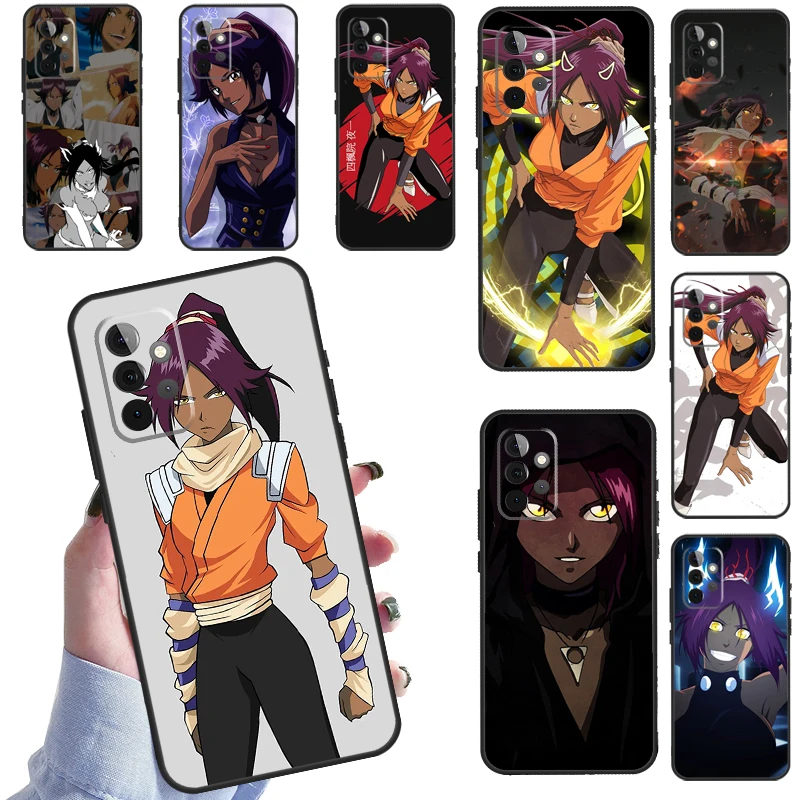 Yoruichi Shihoin Отбеливатель Аниме Мягкий силиконовый чехол для Samsung A72 A52 A42 A32 A22 A12 A52S A21S A51 A71 A40 A50 A70 чехол