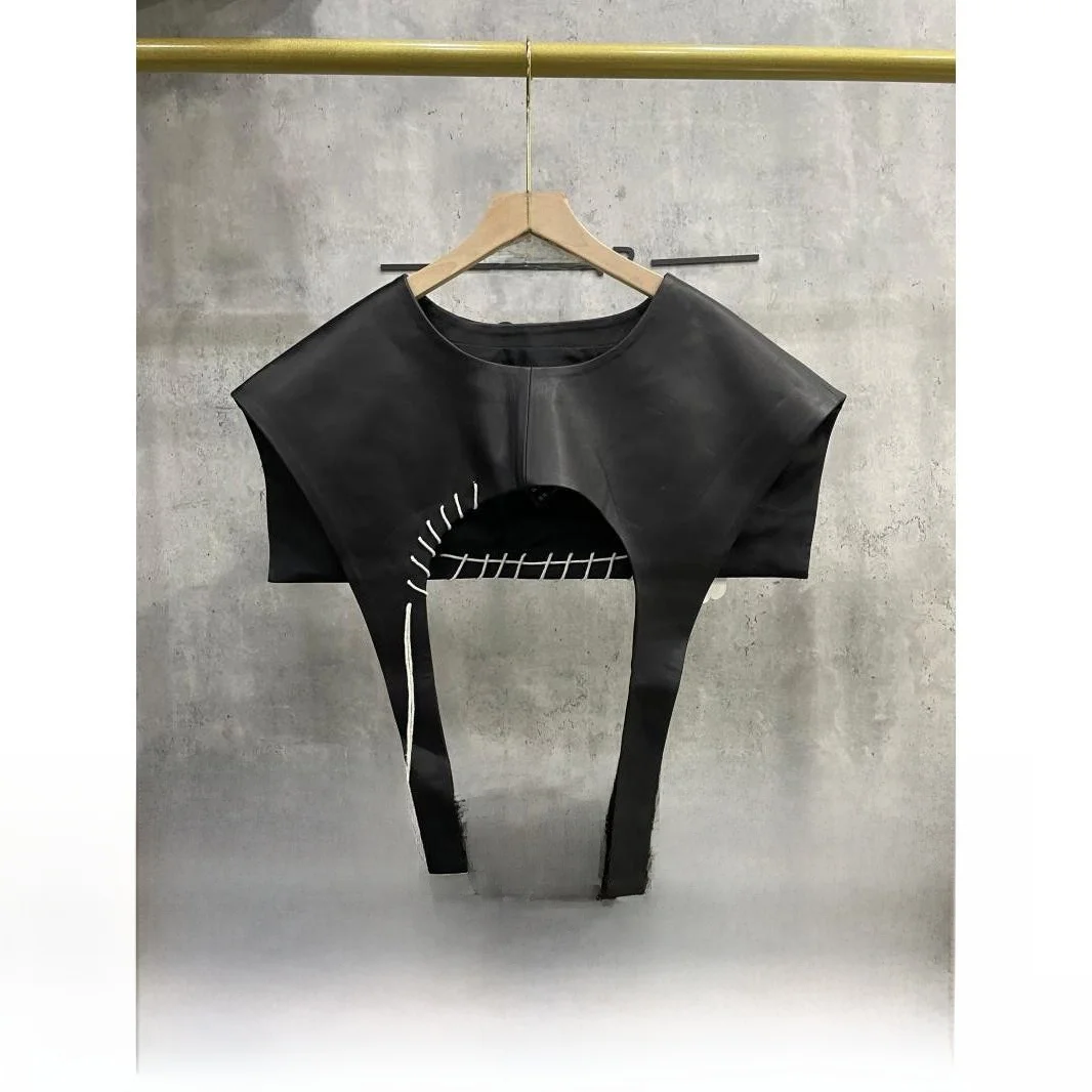 Та же модель что и Online Celebri кожаный жилет для тяжелой промышленности женский на